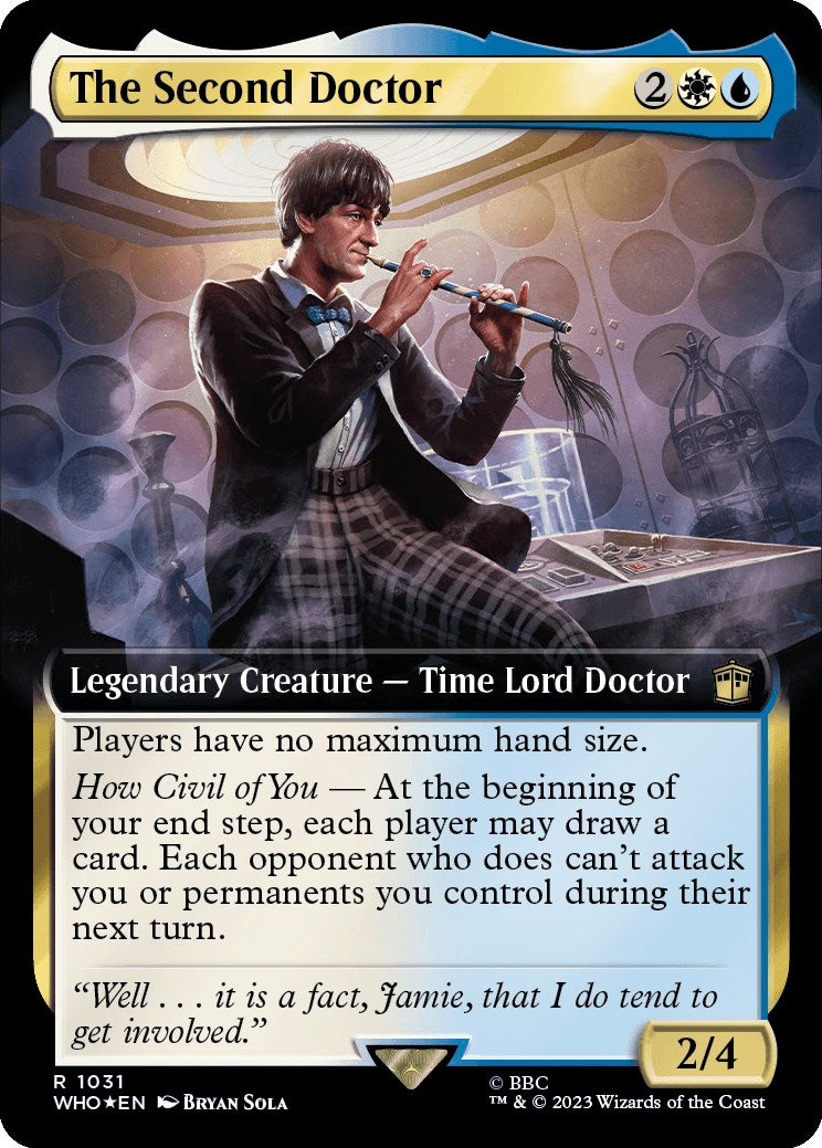 The Second Doctor (Extended Art) (Surge Foil) [Doctor Who] | GnG Games