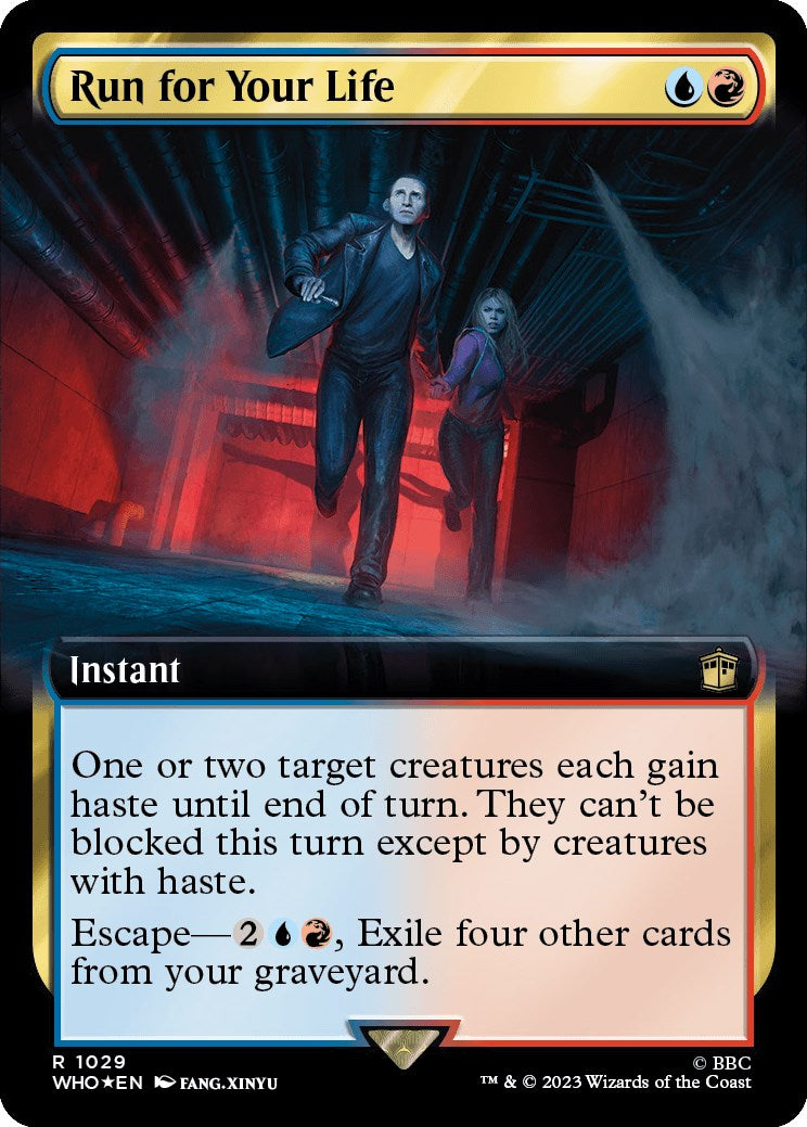 Run for Your Life (Extended Art) (Surge Foil) [Doctor Who] | GnG Games