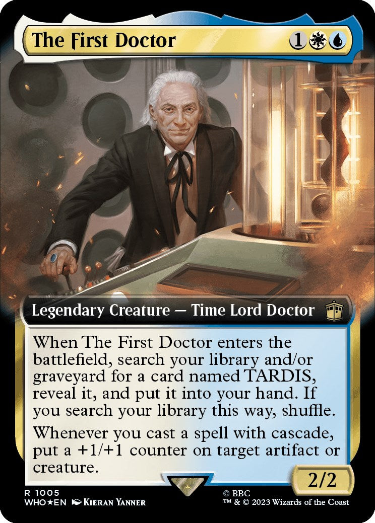 The First Doctor (Extended Art) (Surge Foil) [Doctor Who] | GnG Games