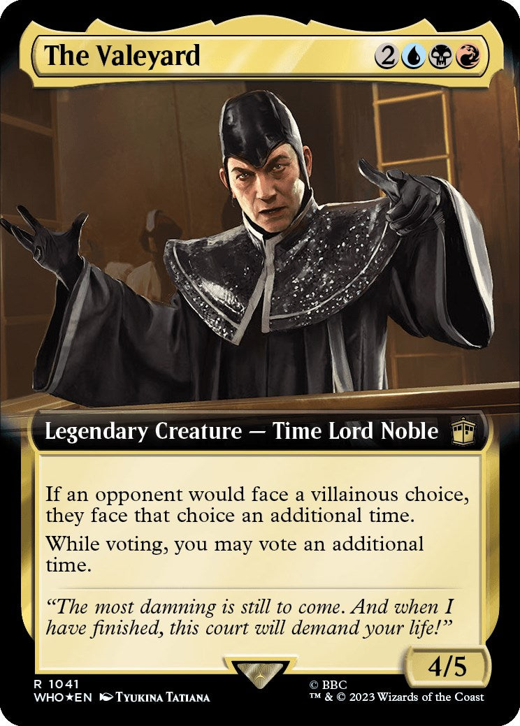 The Valeyard (Extended Art) (Surge Foil) [Doctor Who] | GnG Games