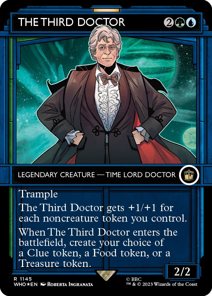 The Third Doctor (Showcase) (Surge Foil) [Doctor Who] | GnG Games