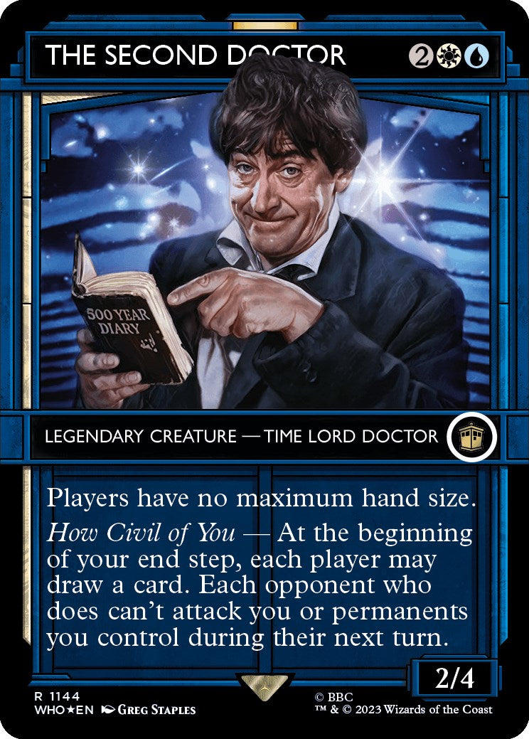 The Second Doctor (Showcase) (Surge Foil) [Doctor Who] | GnG Games