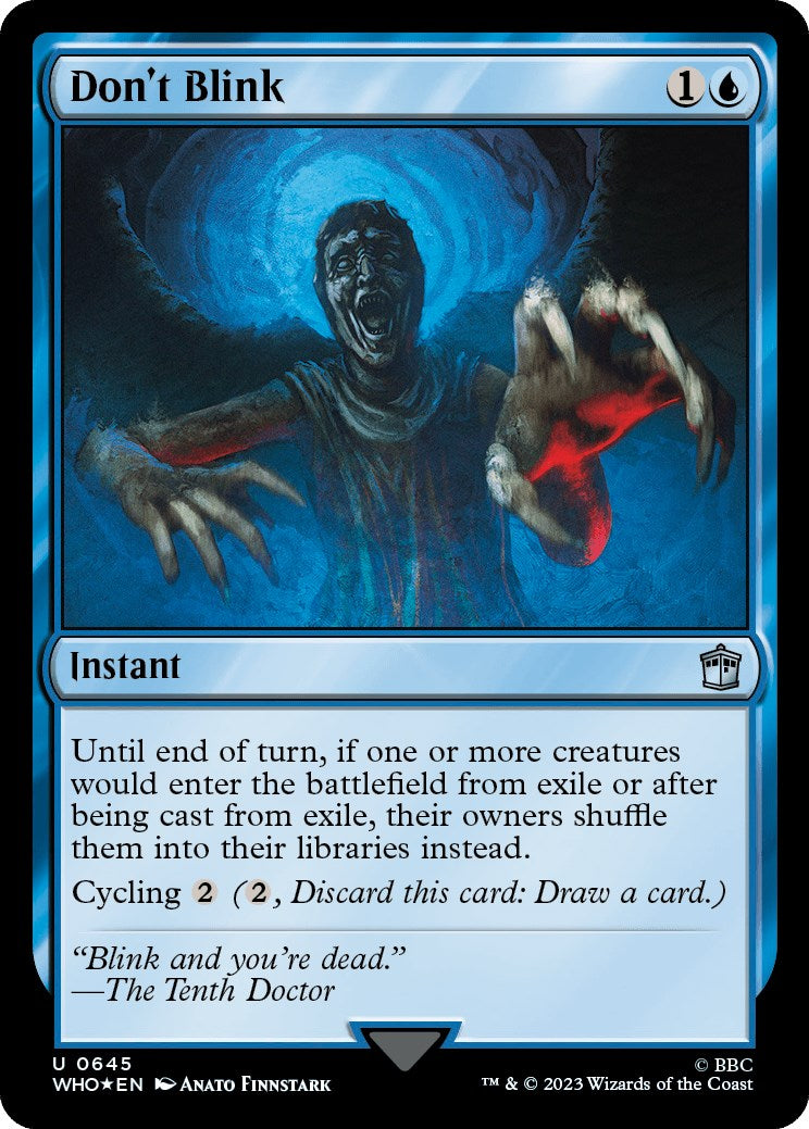 Don't Blink (Surge Foil) [Doctor Who] | GnG Games