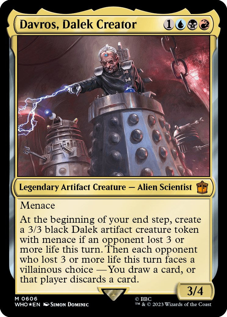 Davros, Dalek Creator (Surge Foil) [Doctor Who] | GnG Games