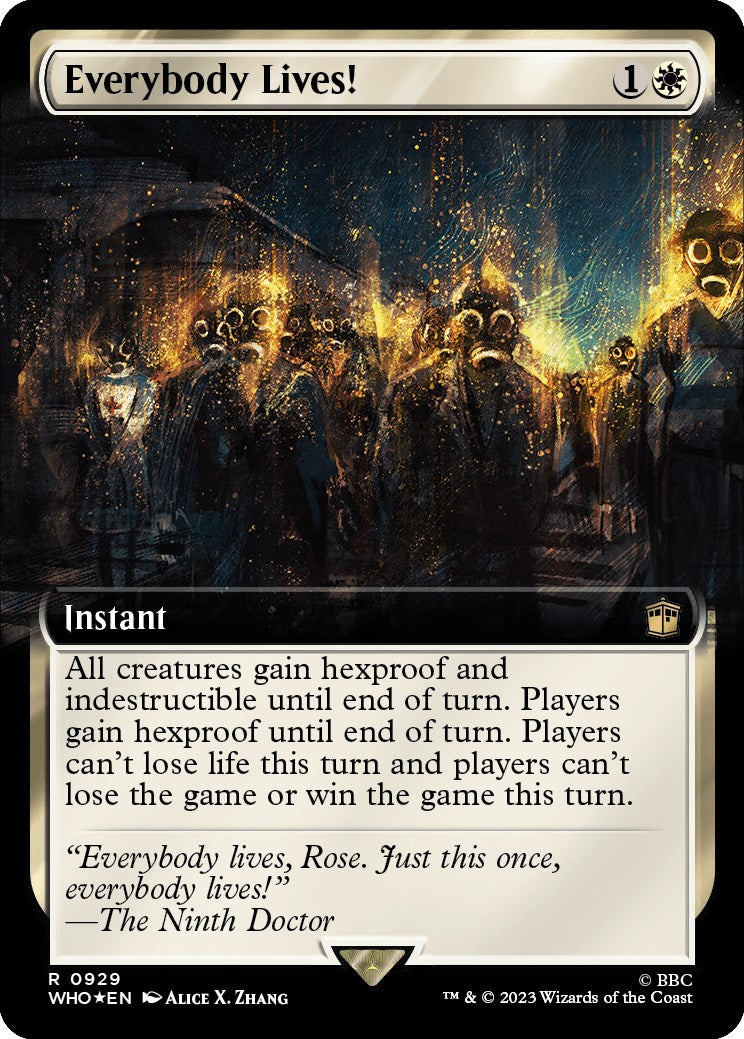 Everybody Lives! (Extended Art) (Surge Foil) [Doctor Who] | GnG Games