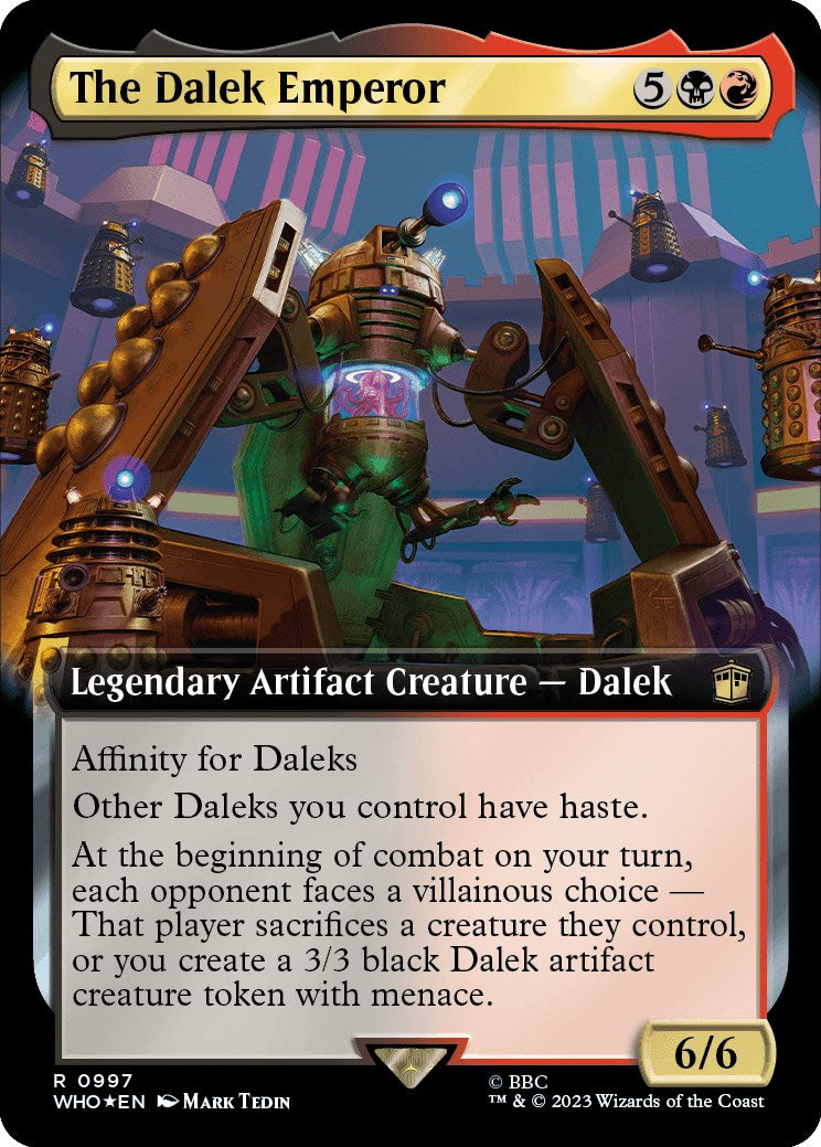 The Dalek Emperor (Extended Art) (Surge Foil) [Doctor Who] | GnG Games