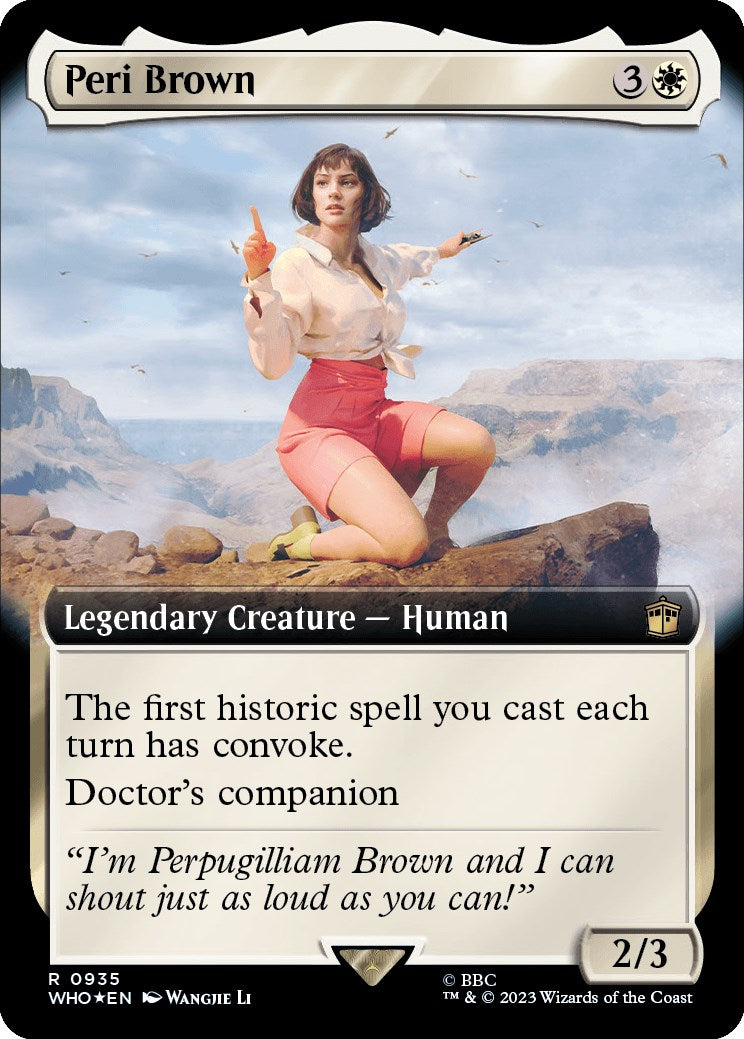 Peri Brown (Extended Art) (Surge Foil) [Doctor Who] | GnG Games