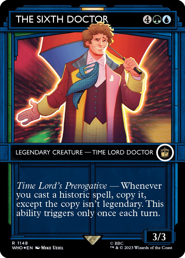 The Sixth Doctor (Showcase) (Surge Foil) [Doctor Who] | GnG Games