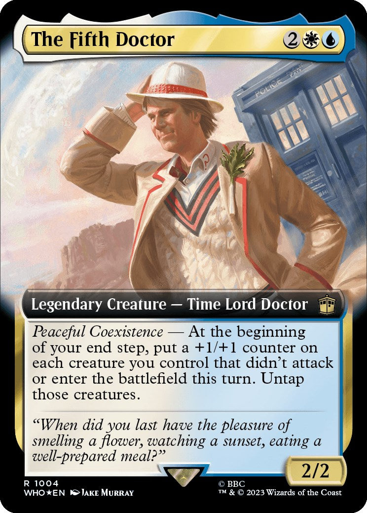 The Fifth Doctor (Extended Art) (Surge Foil) [Doctor Who] | GnG Games