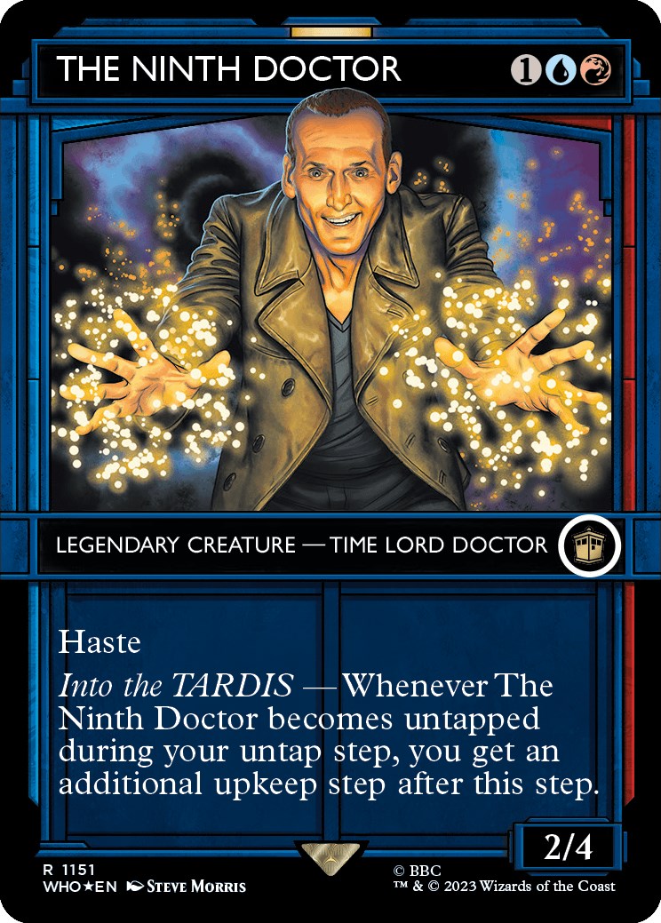 The Ninth Doctor (Showcase) (Surge Foil) [Doctor Who] | GnG Games