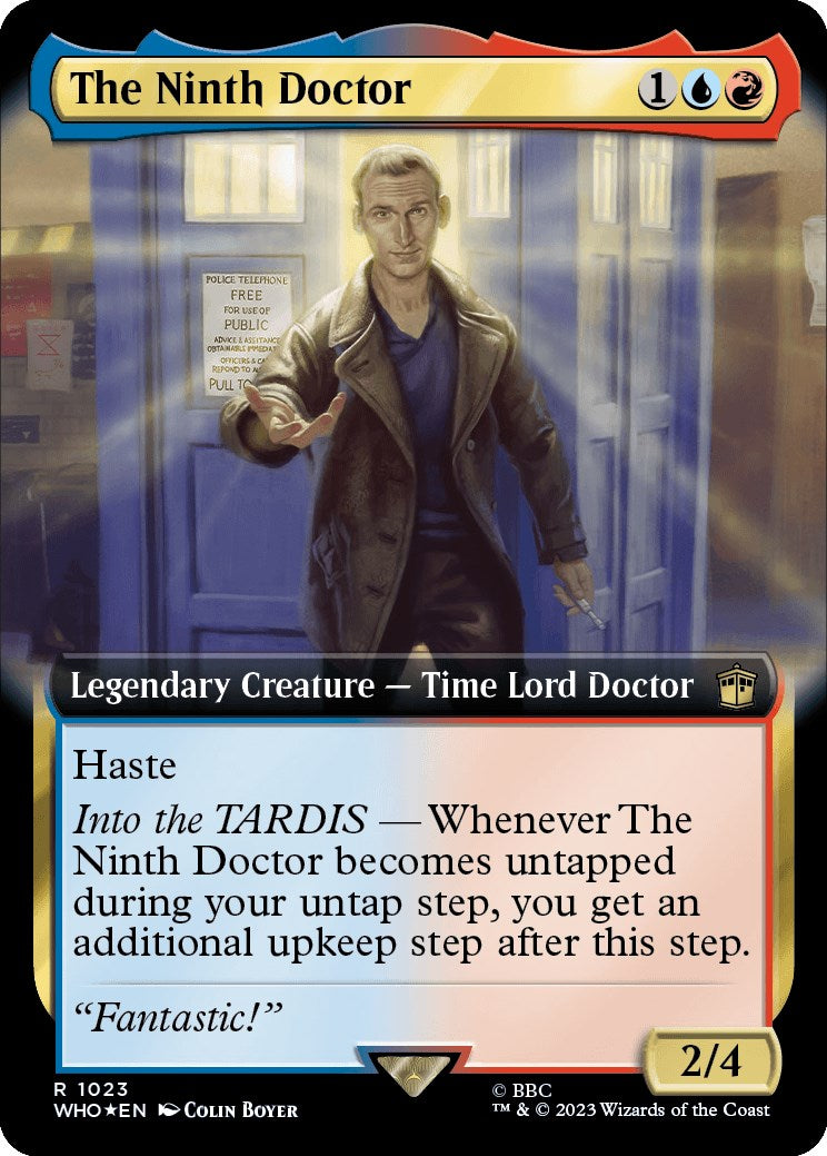 The Ninth Doctor (Extended Art) (Surge Foil) [Doctor Who] | GnG Games