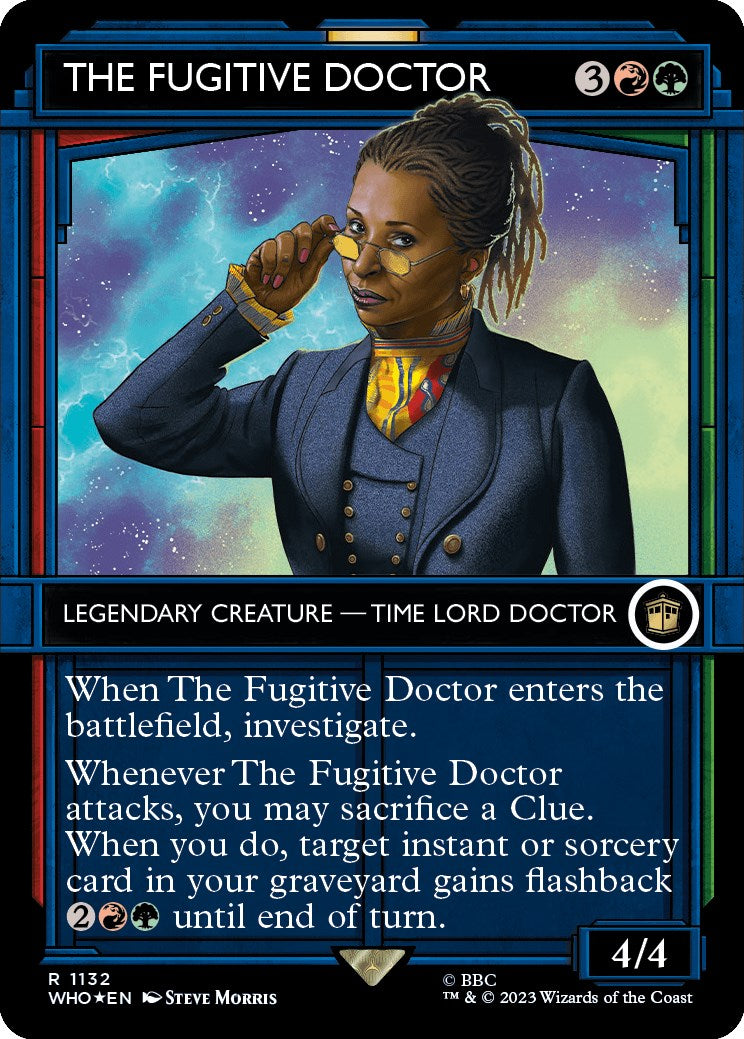 The Fugitive Doctor (Showcase) (Surge Foil) [Doctor Who] | GnG Games