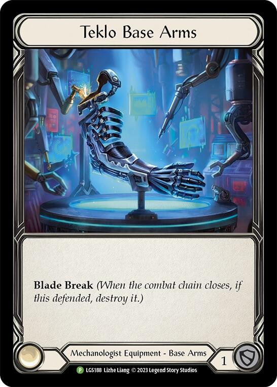 Teklo Base Arms [LGS188] (Promo)  Cold Foil | GnG Games