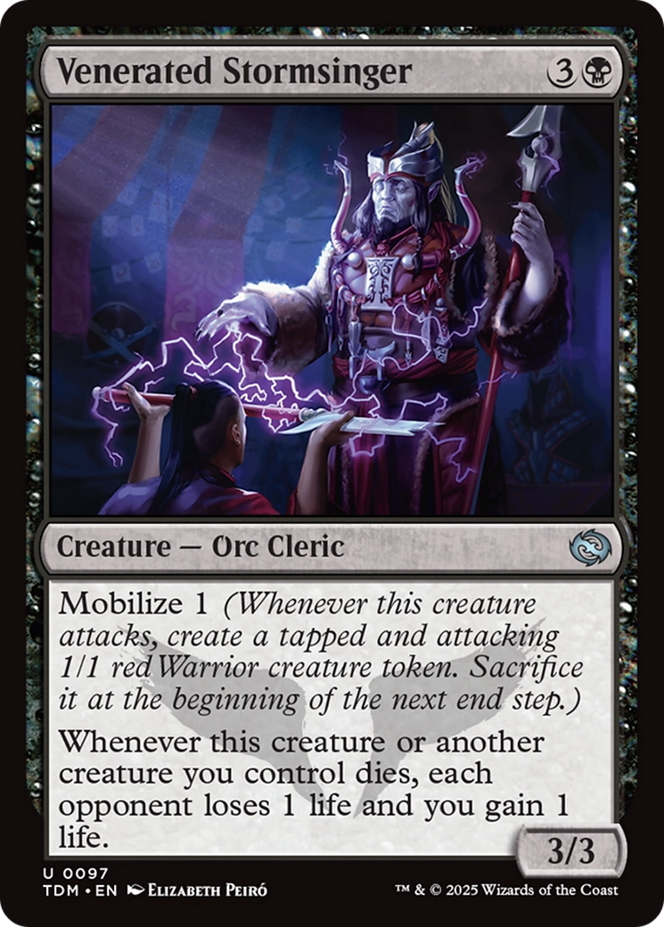 Venerated Stormsinger [Tarkir: Dragonstorm] | GnG Games