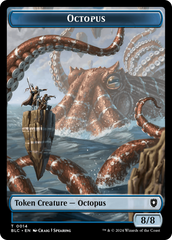 Octopus // Rabbit Double-Sided Token [Bloomburrow Commander Tokens] | GnG Games