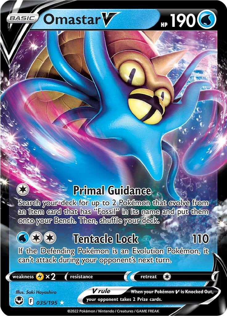 Omastar V (035/195) [Sword & Shield: Silver Tempest] | GnG Games