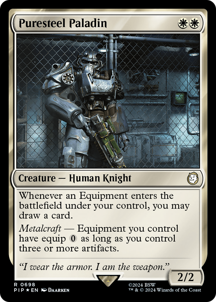 Puresteel Paladin (Surge Foil) [Fallout] | GnG Games