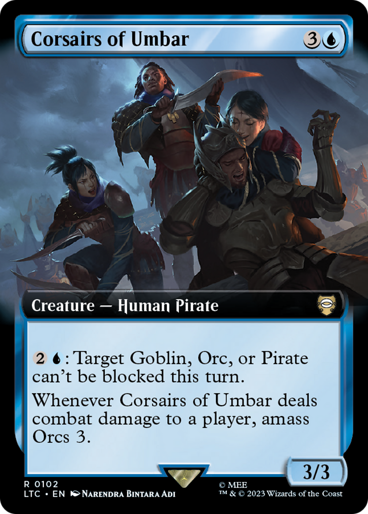 Corsairs of Umbar (Extended Art) [The Lord of the Rings: Tales of Middle-Earth Commander] | GnG Games