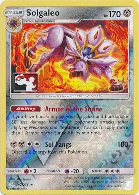 Solgaleo (142/236) [League & Championship Cards] | GnG Games