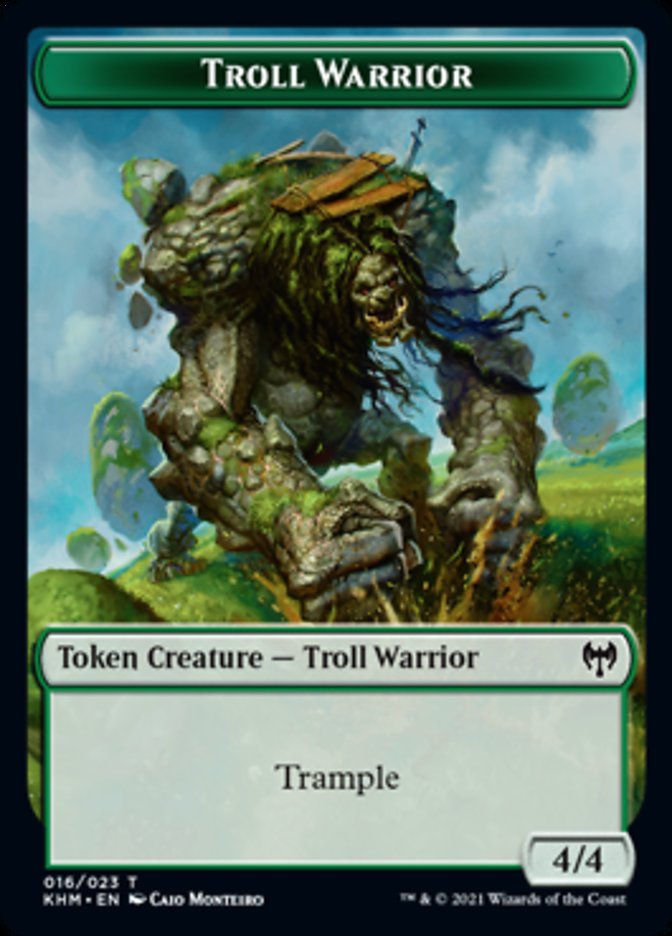 Troll Warrior Token [Kaldheim Tokens] | GnG Games