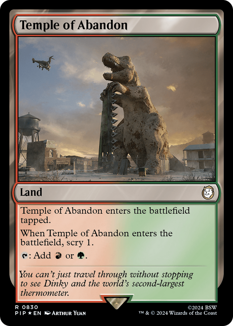 Temple of Abandon (Surge Foil) [Fallout] | GnG Games