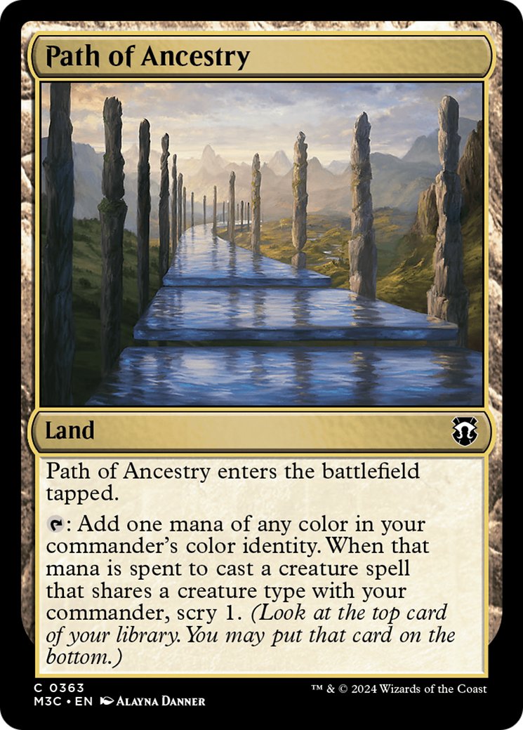 Path of Ancestry (Ripple Foil) [Modern Horizons 3 Commander] | GnG Games
