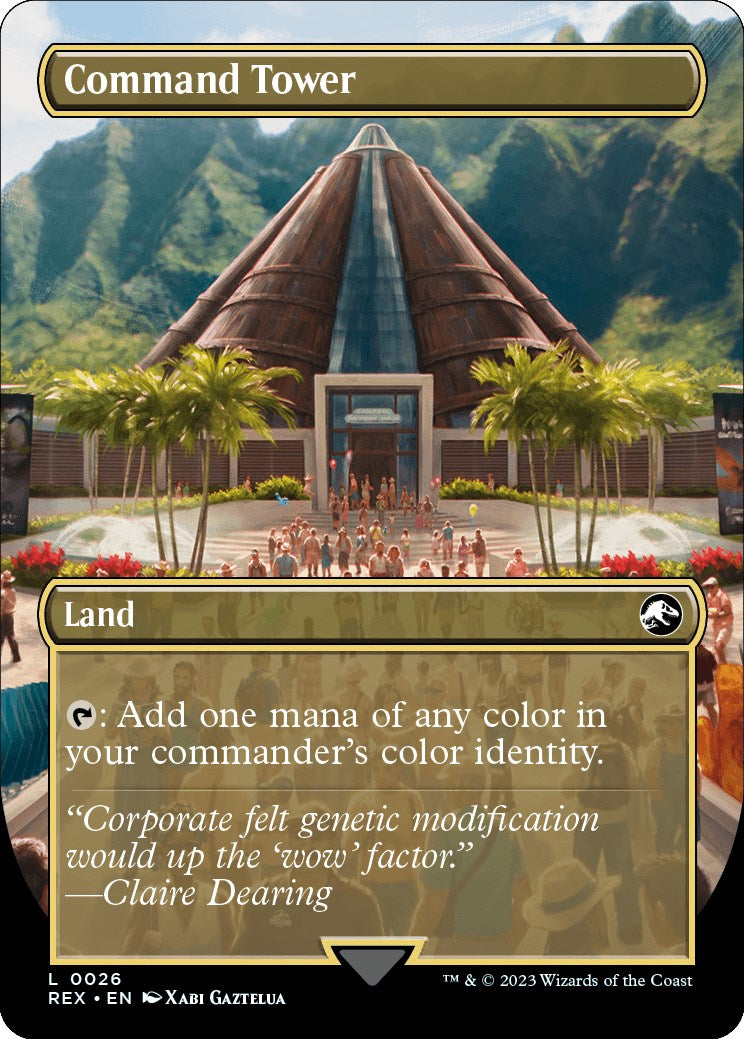Command Tower // Command Tower (Borderless) [Jurassic World Collection] | GnG Games