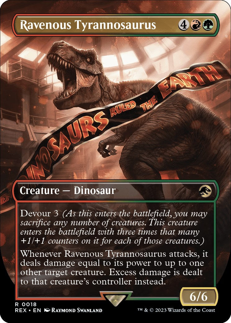 Ravenous Tyrannosaurus (Borderless) [Jurassic World Collection] | GnG Games