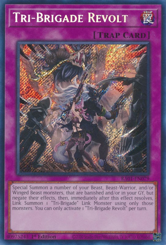 Tri-Brigade Revolt [RA01-EN079] Secret Rare | GnG Games