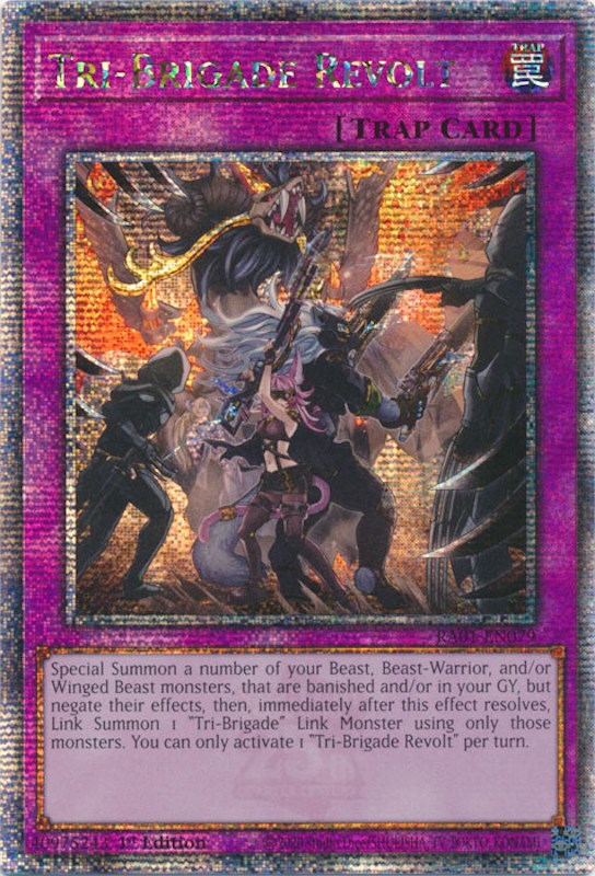 Tri-Brigade Revolt [RA01-EN079] Quarter Century Secret Rare | GnG Games