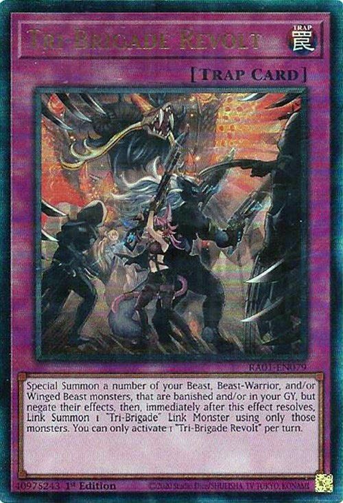 Tri-Brigade Revolt [RA01-EN079] Prismatic Ultimate Rare | GnG Games