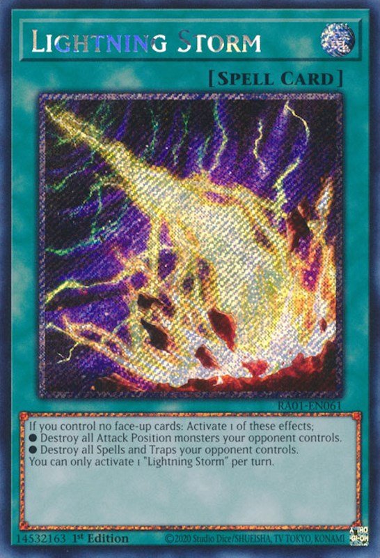 Lightning Storm [RA01-EN061] Platinum Secret Rare | GnG Games