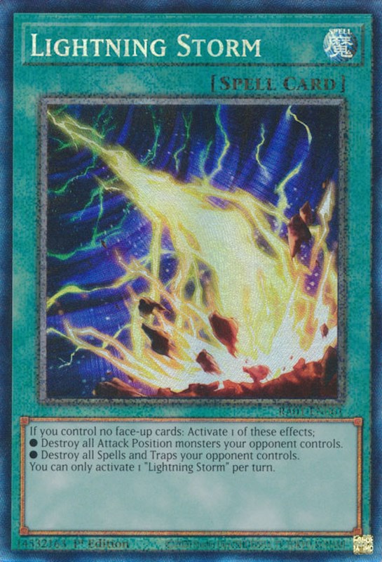 Lightning Storm [RA01-EN061] Prismatic Collector's Rare | GnG Games