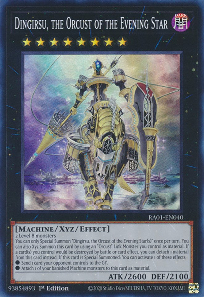 Dingirsu, the Orcust of the Evening Star [RA01-EN040] Super Rare | GnG Games