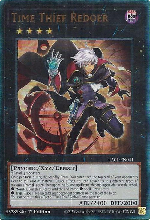 Time Thief Redoer [RA01-EN041] Prismatic Ultimate Rare | GnG Games