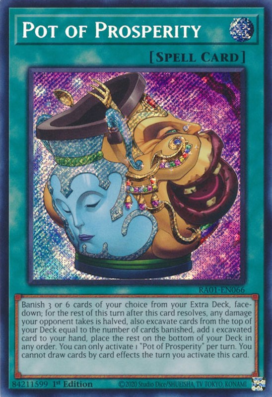 Pot of Prosperity [RA01-EN066] Secret Rare | GnG Games