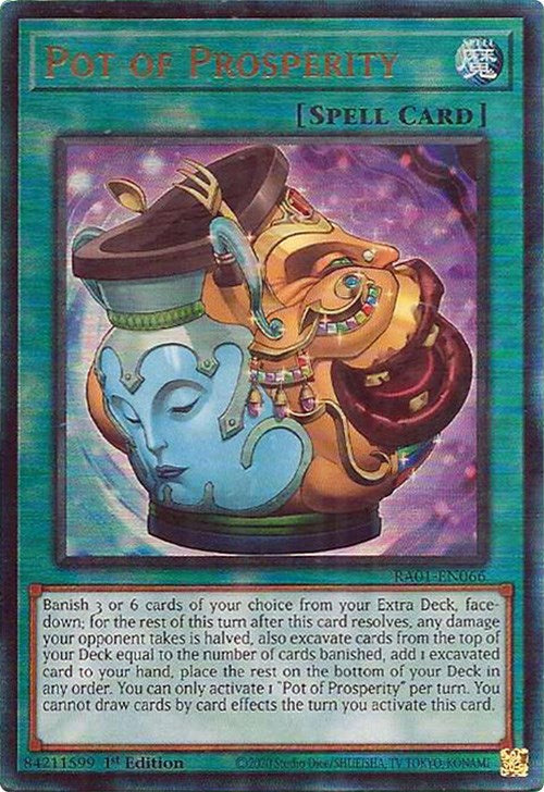 Pot of Prosperity [RA01-EN066] Prismatic Ultimate Rare | GnG Games