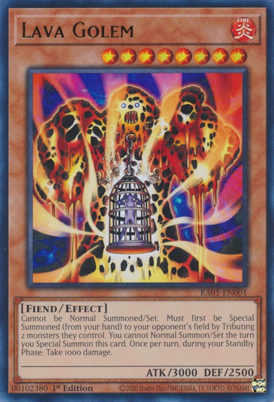 Lava Golem [RA01-EN001] Ultra Rare | GnG Games