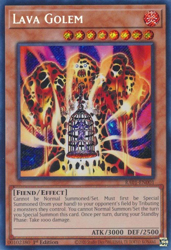 Lava Golem [RA01-EN001] Secret Rare | GnG Games