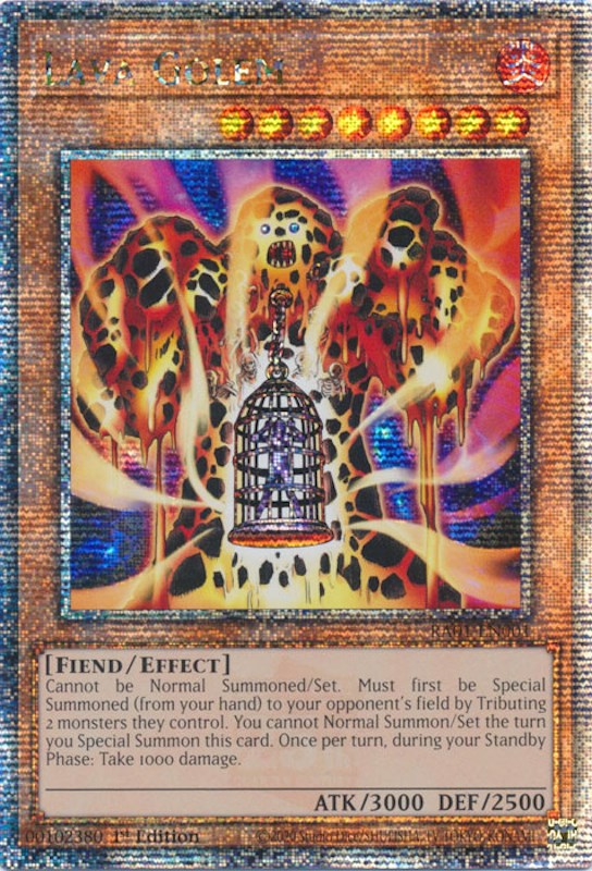 Lava Golem [RA01-EN001] Quarter Century Secret Rare | GnG Games