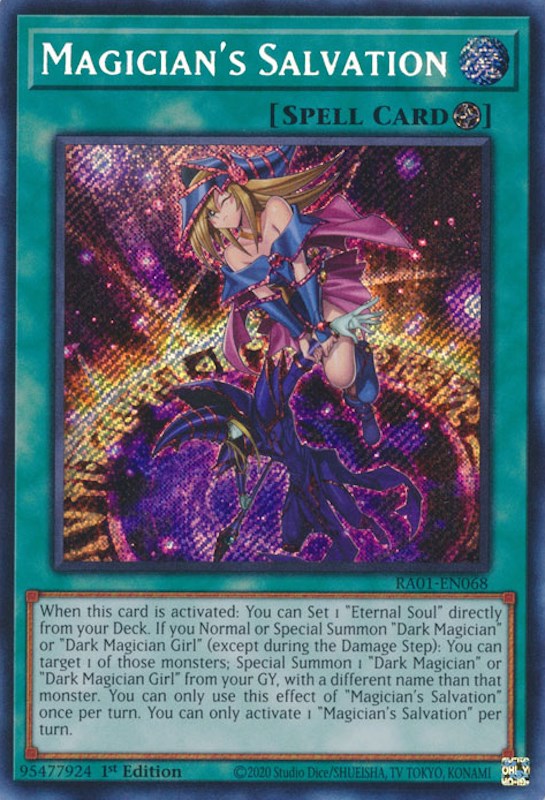 Magician's Salvation [RA01-EN068] Secret Rare | GnG Games