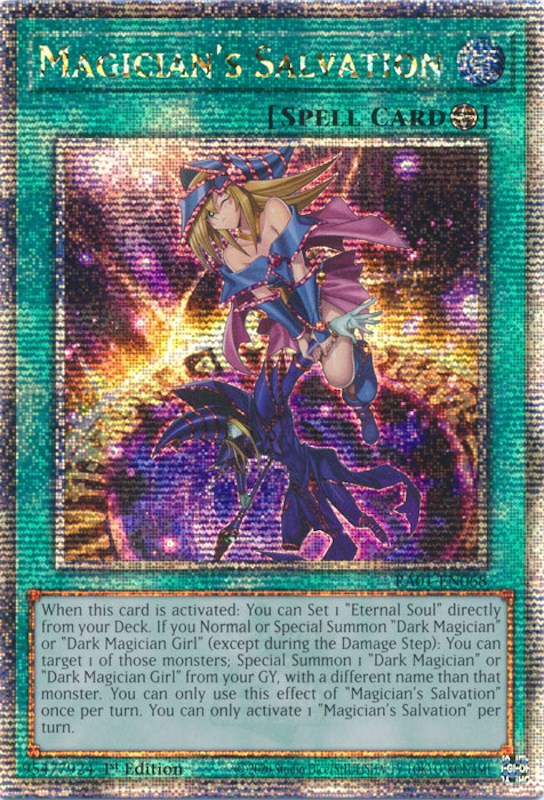 Magician's Salvation [RA01-EN068] Quarter Century Secret Rare | GnG Games