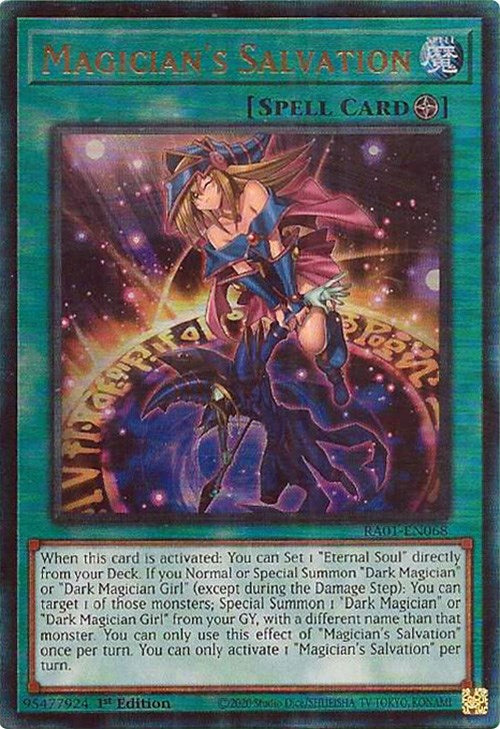 Magician's Salvation [RA01-EN068] Prismatic Ultimate Rare | GnG Games