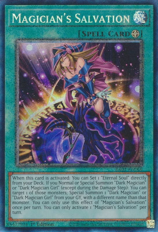 Magician's Salvation [RA01-EN068] Prismatic Collector's Rare | GnG Games