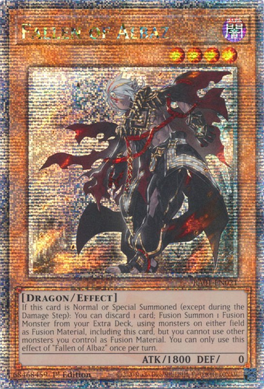 Fallen of Albaz [RA01-EN021] Quarter Century Secret Rare | GnG Games