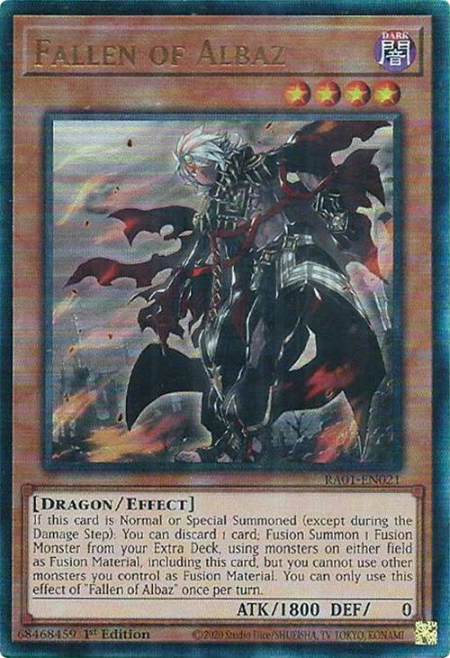 Fallen of Albaz [RA01-EN021] Prismatic Ultimate Rare | GnG Games