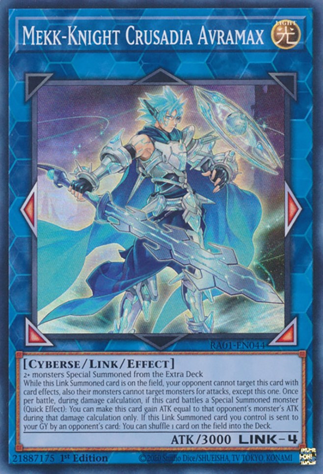 Mekk-Knight Crusadia Avramax [RA01-EN044] Super Rare | GnG Games