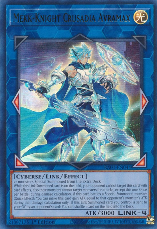 Mekk-Knight Crusadia Avramax [RA01-EN044] Ultra Rare | GnG Games