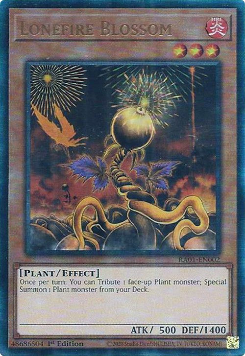 Lonefire Blossom [RA01-EN002] Prismatic Ultimate Rare | GnG Games