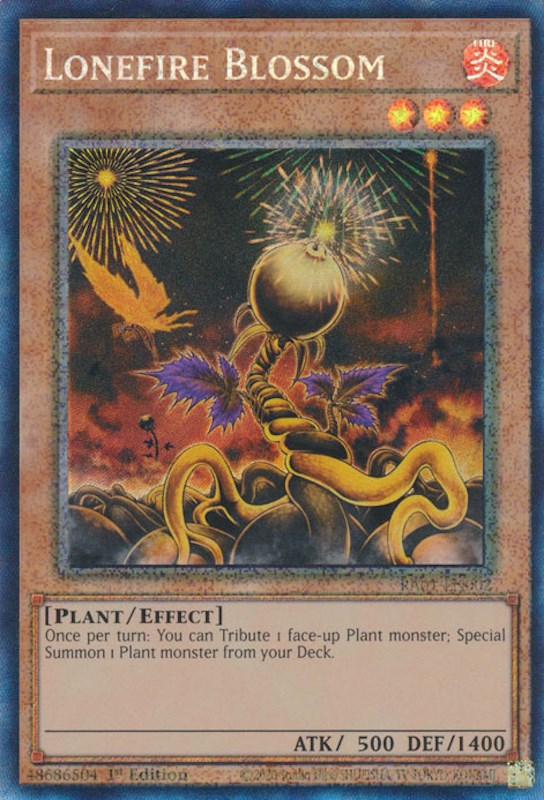 Lonefire Blossom [RA01-EN002] Prismatic Collector's Rare | GnG Games